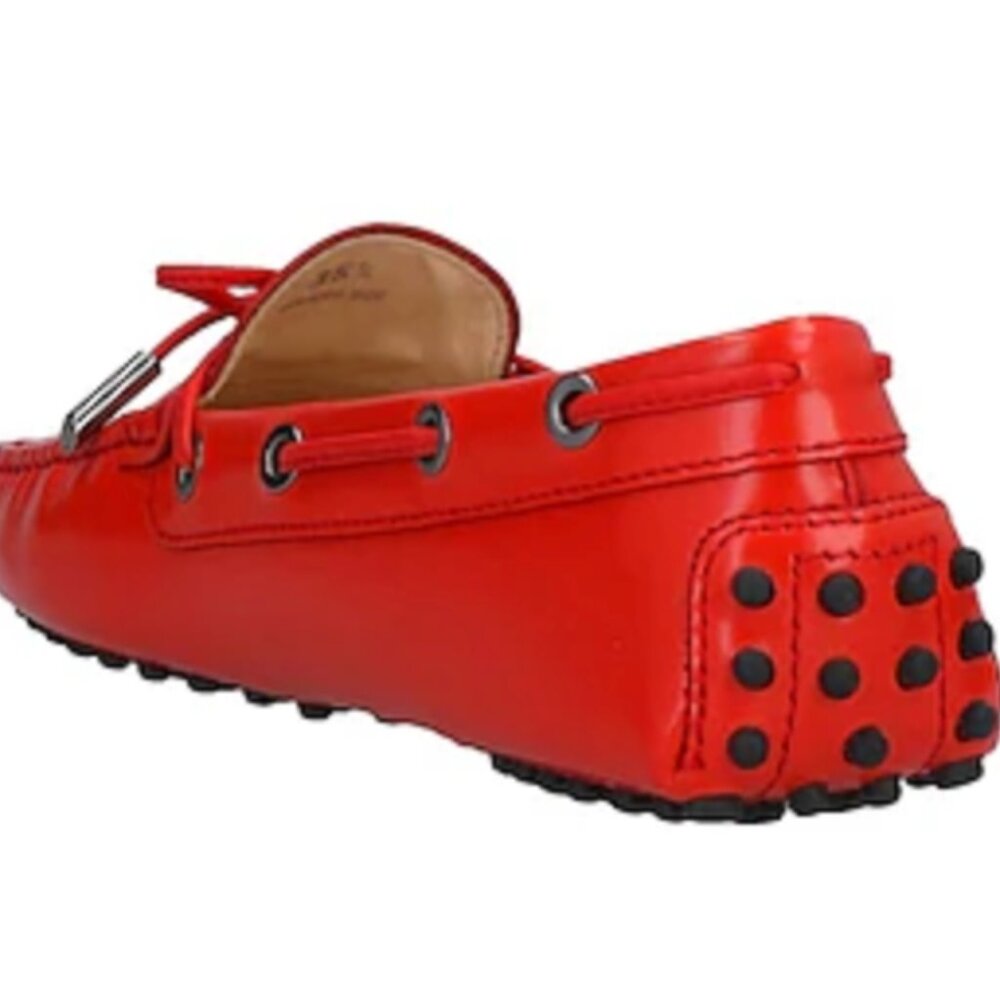Tod's Red Loafers 6.5 - Picture 5 of 5